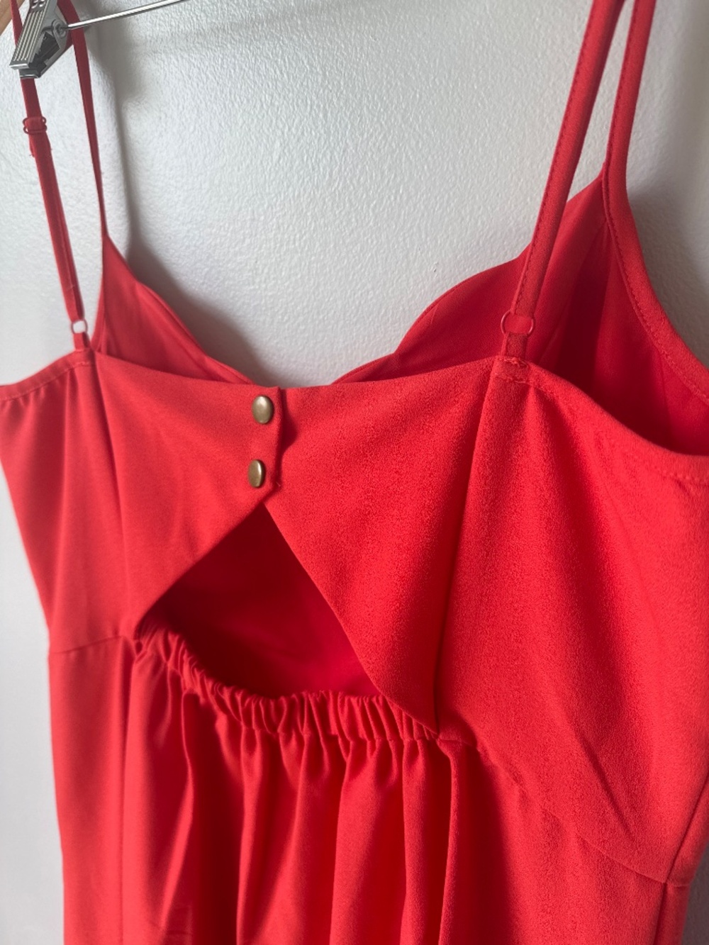 Market and Spruce pink scallop neck open back dress with pockets - Picture 6 of 8
